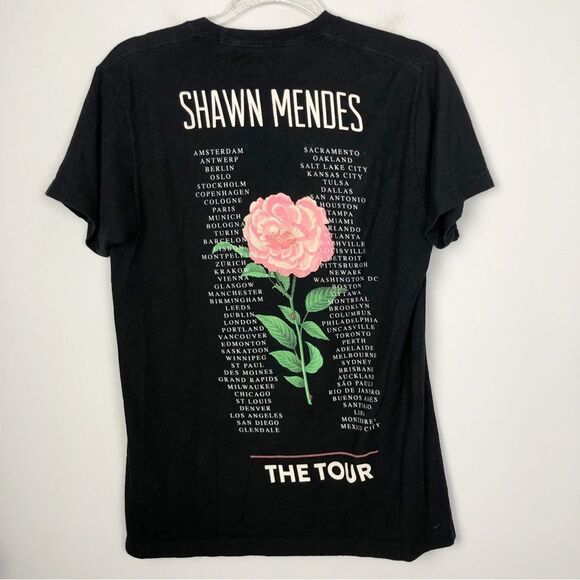 SHAWN MENDES | Artist Musician Graphic Concert Tour Tee Unisex Size Medium - Picture 6 of 7